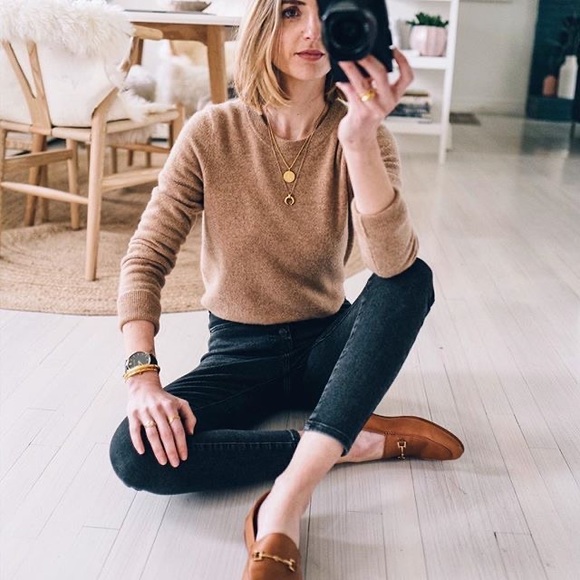 Etienne aigner VTG size 7 brown leather horsebit loafers gold detail chestnut - Picture 2 of 10